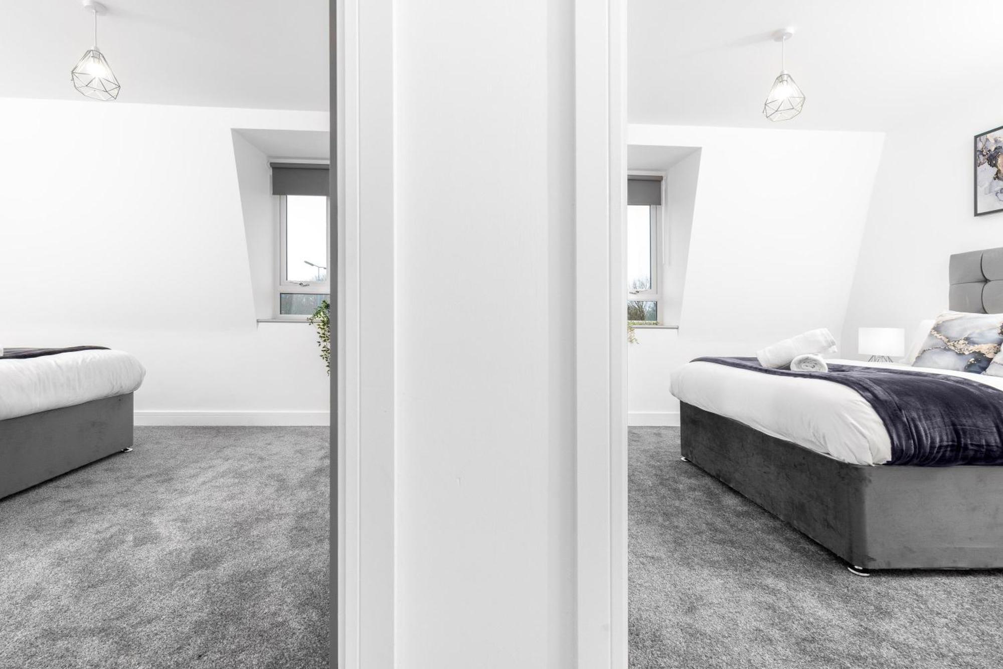 Stylish 2 Bedroom Apartment - Balcony - Secure Parking - Top Rated - 5Mc 버밍엄 외부 사진